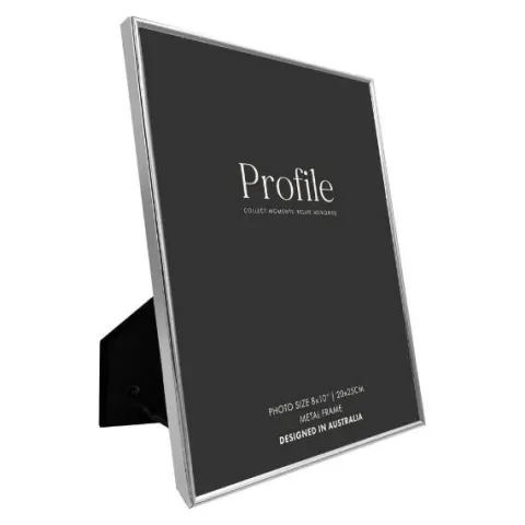 Profile Habitat Silver Photo Frame - 8x10"