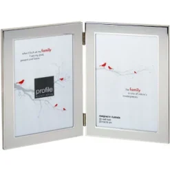 Profile Metal Eternal Silver 4x6 V/Double Frame