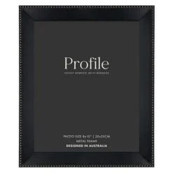 Profile Noble Black Rose Metal Photo Frame - 8x10"