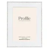 Profile Noble White Gold 5x7" Photo Frame