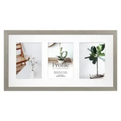 Profile Stone Ash 25x50 cm Photo Frame - 3x 13x18cm Photos