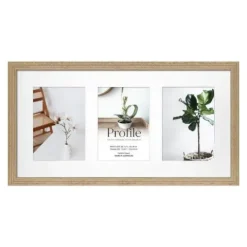 Profile Victorian Ash 25x50 cm Photo Frame - 3x 13x18cm Photos