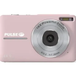 Pulse DC44 Digital Compact Camera w/32GB Card - Pink