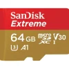 Sandisk Extreme 64GB Micro SDXC Card - UHS-I A1  100MB/s
