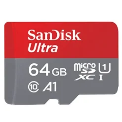 Sandisk Ultra 64GB Micro SDHC Card - UHS-I A1 100MB/s
