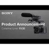 Sony FX30 Cinema Line w/E10-20mm Zoom