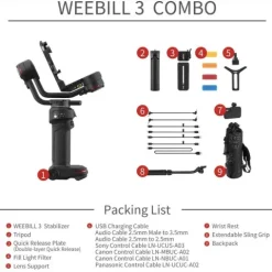 Zhiyun-Tech WEEBILL 3 Combo Handheld Stabiliser